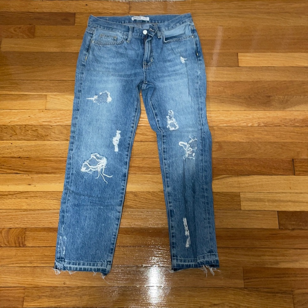 Zara ripped jeans
